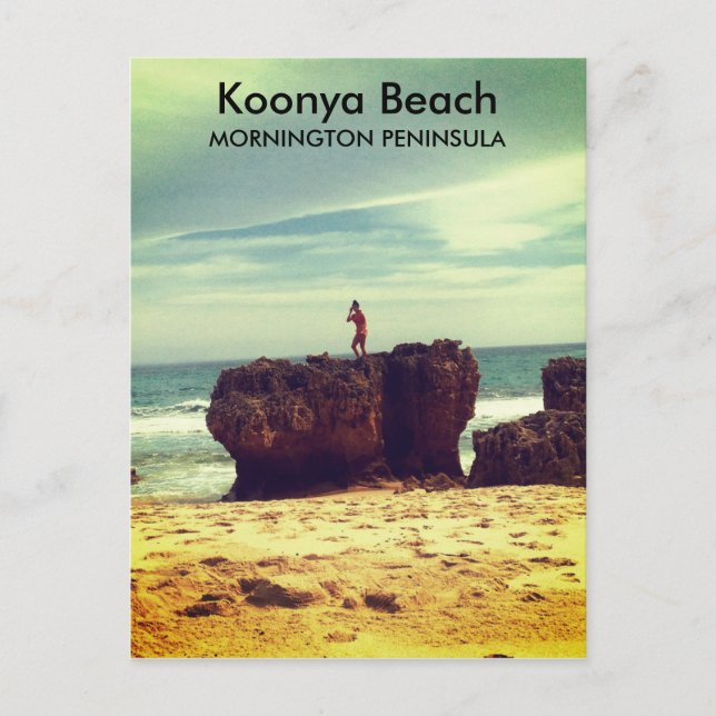 Koonya Beach, Mornington Peninsula, Victoria, Aus Vykort (Framsida)