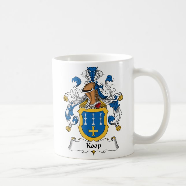 Koop familjvapensköld kaffemugg (Höger)