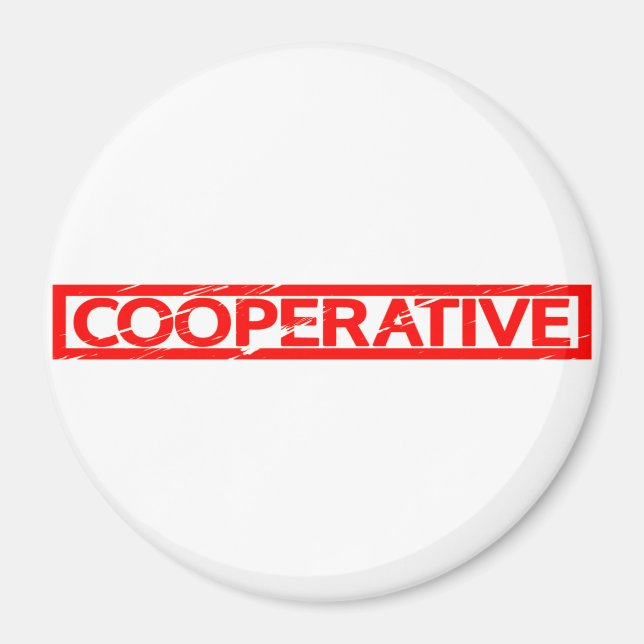 Kooperativa Frimärke Magnet (Framsidan)