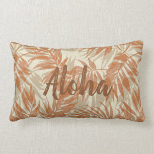 Koordinater för tropisk spa - Areca Handflatan Rev Lumbarkudde