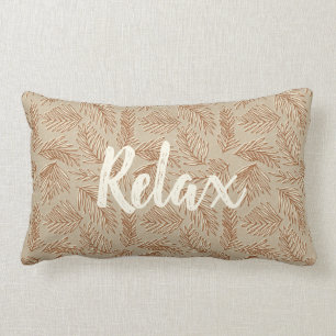 Koordinater för tropisk spa - Handflatan Lövs Reve Lumbarkudde