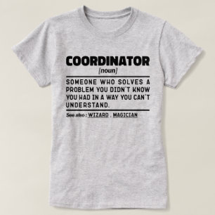 Koordinator Noun-Personligen presenterar Idea Funn T Shirt