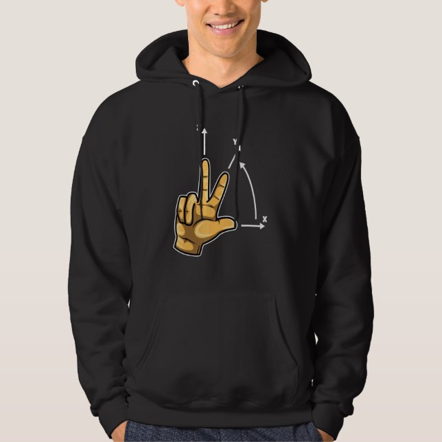 Koordinatsystem Cnc-programmerare Skärmaskin O Hoodie (Framsida)