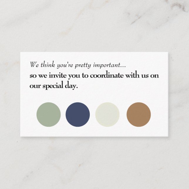 Koordinera med Bröllop-kortet Tilläggskort (Framsida)