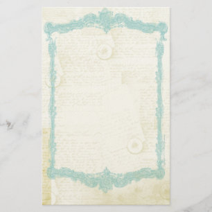 Koordinerande Jane Austen inspirerad brevpapper