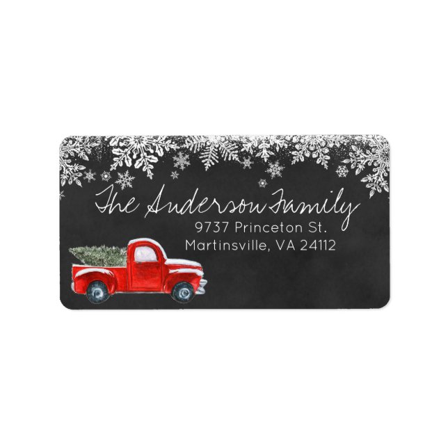 Koordinering av juladressetikett adressetikett (Framsidan)