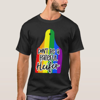 Koöronmärke Country Pro Hbtq Stolthet Hatfull Kvig T Shirt