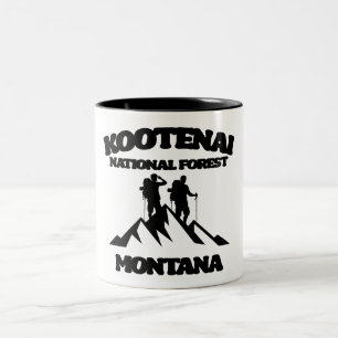Kootenai National Forest, Montana Två-Tonad Mugg
