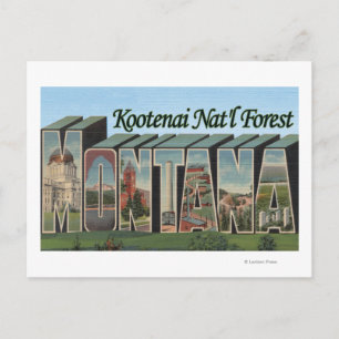 Kootenai Nat'l Forest, Montana Vykort