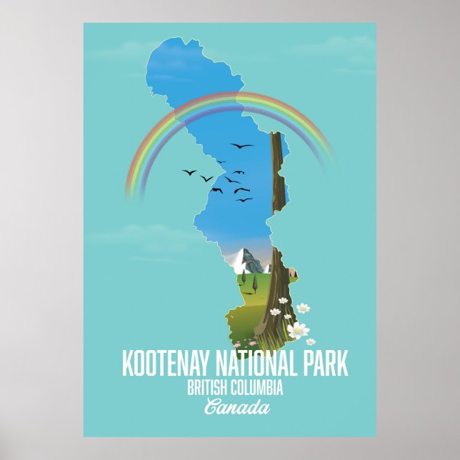 Kootenay, Kootenay National Park Kanada Poster (Framsidan)