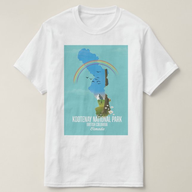 Kootenay, Kootenay National Park Kanada T Shirt (Design framsida)
