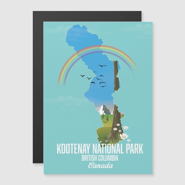 Kootenay, Kootenay nationalpark Kanada (Fram/baksida)