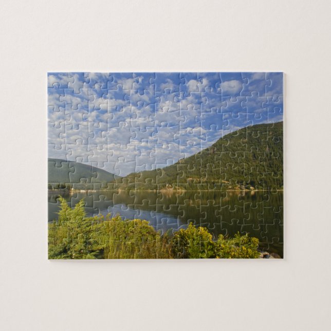 Kootenay Lake i Nelson British Columbia Pussel (Horisontell)