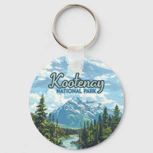 Kootenay National Park Canada British Columbia Nyckelring
