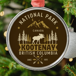 Kootenay National Park Canada  Julgransprydnad Metall