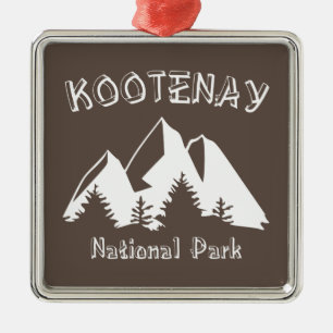Kootenay nationalpark julgransprydnad metall
