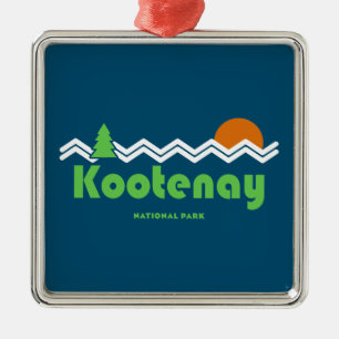Kootenay nationalpark Retro Julgransprydnad Metall