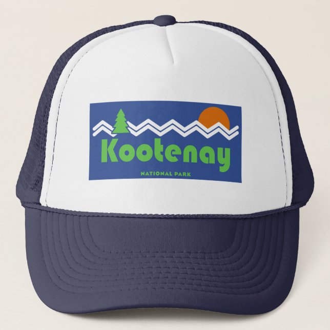 Kootenay nationalpark Retro Keps (Framsida)