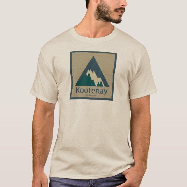 Kootenay nationalpark Rustic T Shirt (Framsida)
