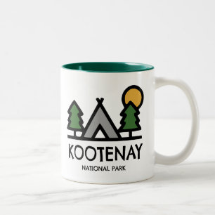 Kootenay nationalpark Två-Tonad mugg