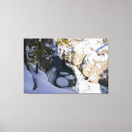 Kootenay River Numa Bäck runda Ice Lakan Canvastryck