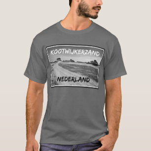 Kootwijkerzand, Nederland, Svarta och vita T Shirt