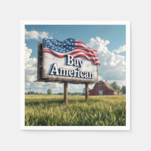 Köp American Billboard på jordbruksmark Pappersservett
