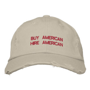 Köp American Hire American Quote Trump Patriot Broderad Keps