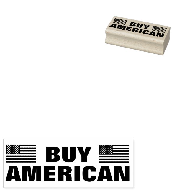 Köp American USA flagga anpassningsbar Stämpel (Stämplad)