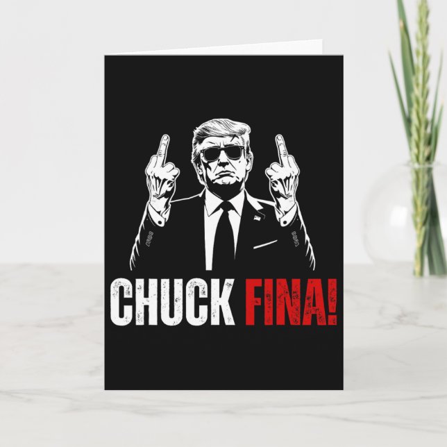 Köp Amerikansk Chuck Fina Kina Handel Befrielsedag Kort (Framsida)