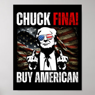 Köp Amerikansk Chuck Fina Kina Handel Befrielsedag Poster