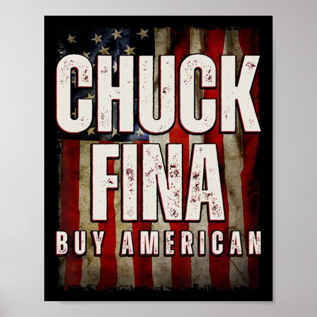 Köp Amerikansk Chuck Fina Kina Handel Frigörelse D Poster (Framsidan)