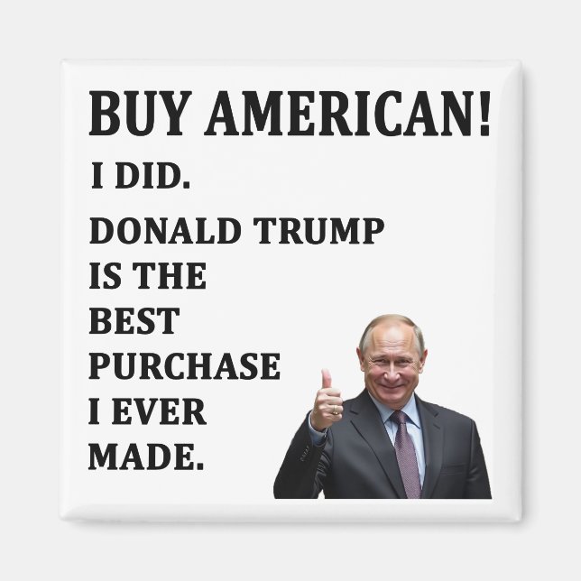 Köp amerikansk magnet (Framsidan)