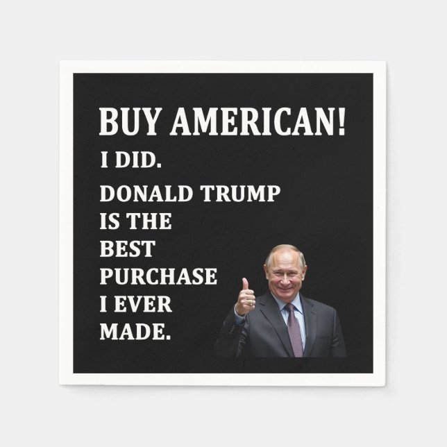 Köp amerikansk pappersservett (Framsidan)