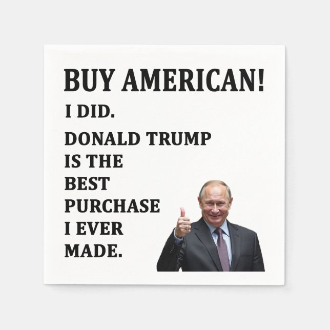 Köp amerikansk pappersservett (Framsidan)