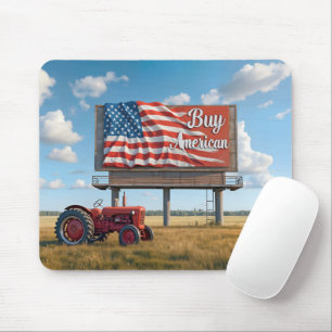 Köp amerikanska skyltar med gamla traktor musmatta