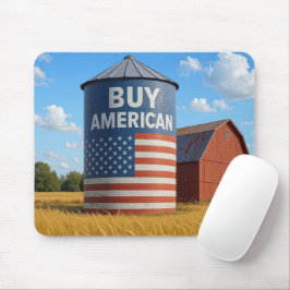Köp amerikanskt tecken på en Farm Silo Musmatta
