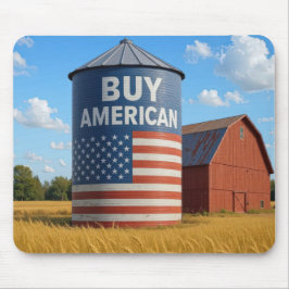 Köp amerikanskt tecken på en Farm Silo Musmatta