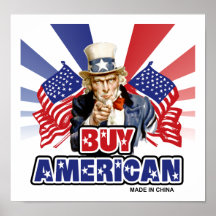 Köp Amerikanskt ( Tillverkat I Kina ) - Roligt Skä