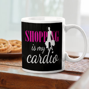 Köp är min Cardio Graphic Print (v2) Coffee Mu Kaffemugg