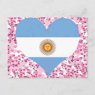 Köp Argentina Flagga Vykort