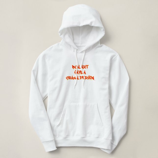 Köp Art Spara A Crazy Person Drip Hoodie Women T Shirt (Design framsida)