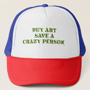 Köp Art Spara A Crazy Person-Truckerkeps Keps