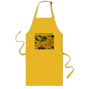 Köp äter växer det organiska förklädet långt förkläde