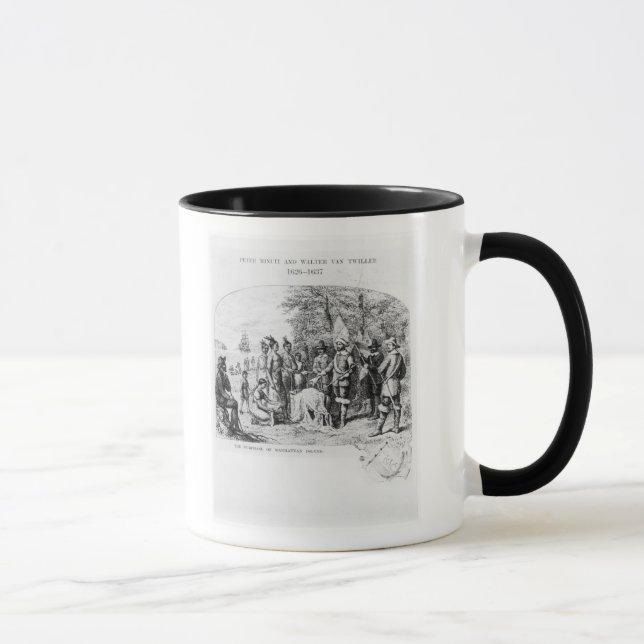 Köp av den Manhattan ön, September 1626 Mugg (Höger)