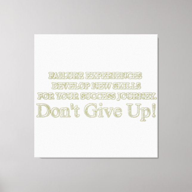 Köp av "felupplevelser" i Cute Artwork-designen Canvastryck (Framsida)