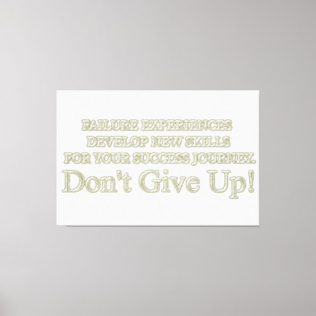 Köp av "felupplevelser" i Cute Artwork-designen Canvastryck (Framsida)