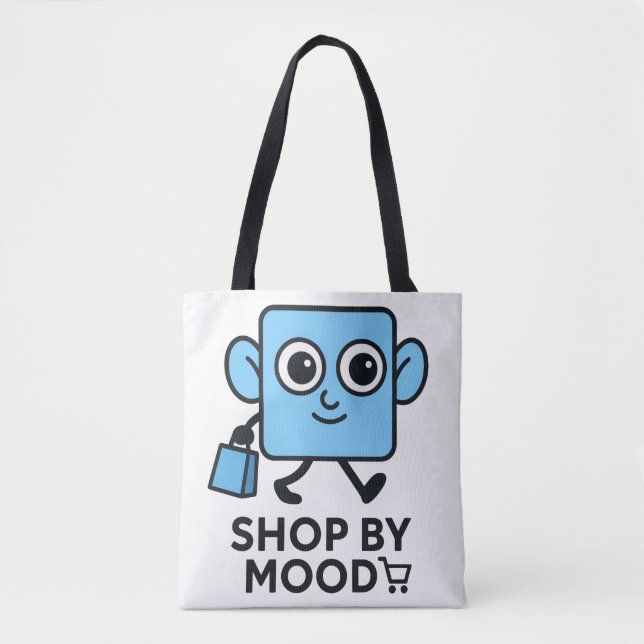 Köp av mood - Cute Smilo Tote Bag Tygkasse (Framsida)
