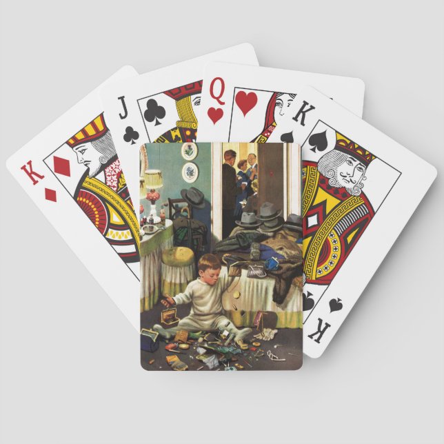 Köp av tomma småbarn casinokort (Baksidan)