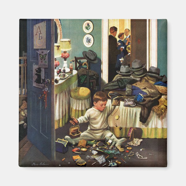 Köp av tomma småbarn magnet (Framsidan)